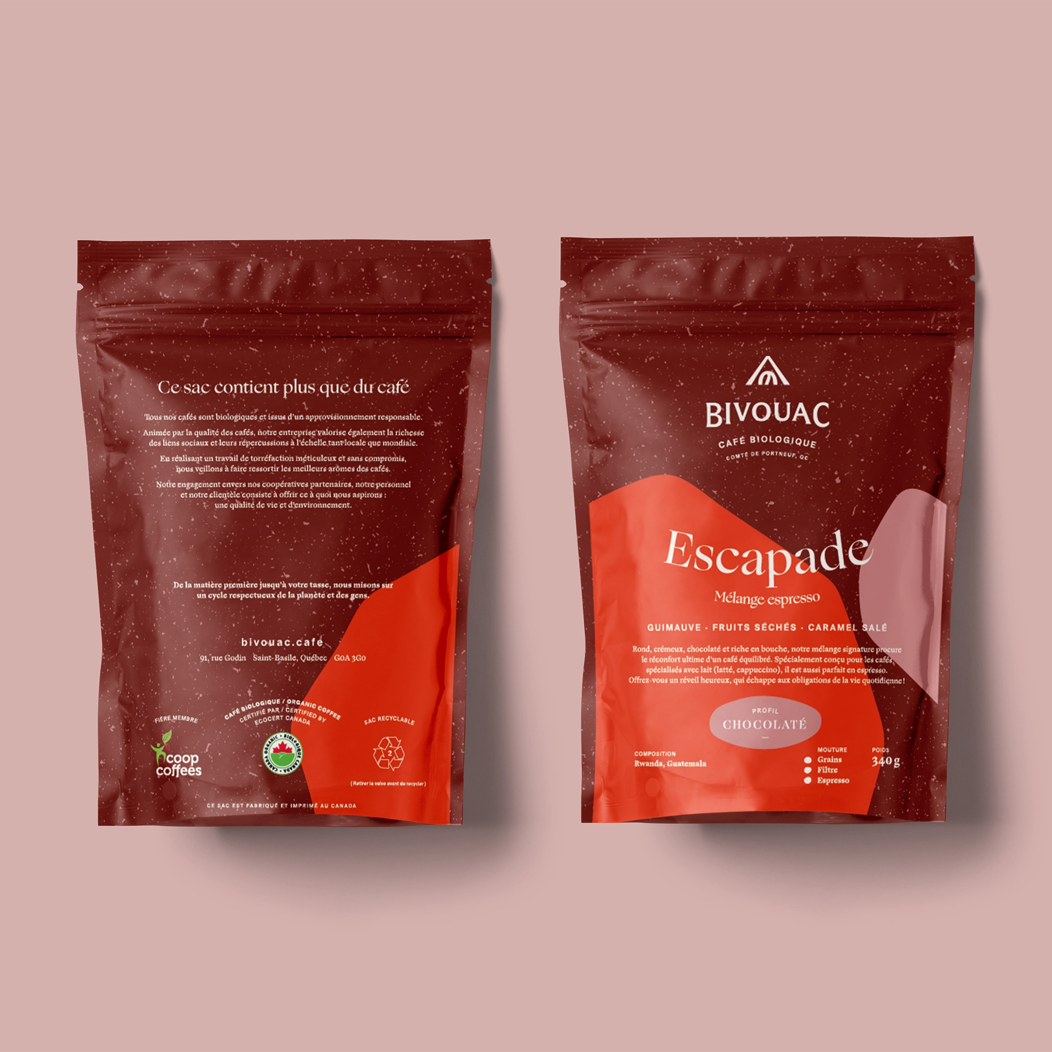 Bivouac - Mélange espresso Escapade