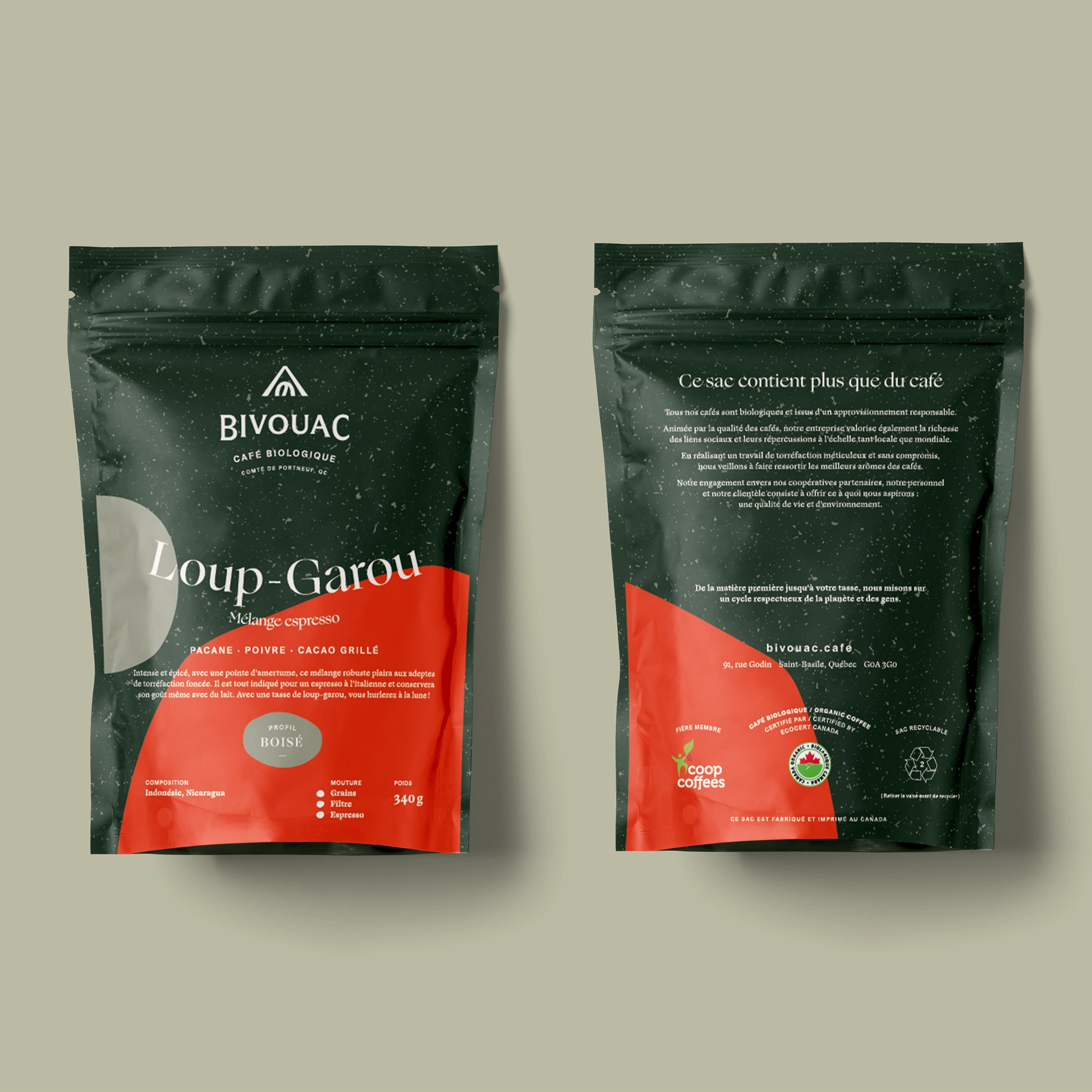 Bivouac - Mélange espresso Loup-Garou